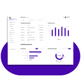 Interface de un dashboard