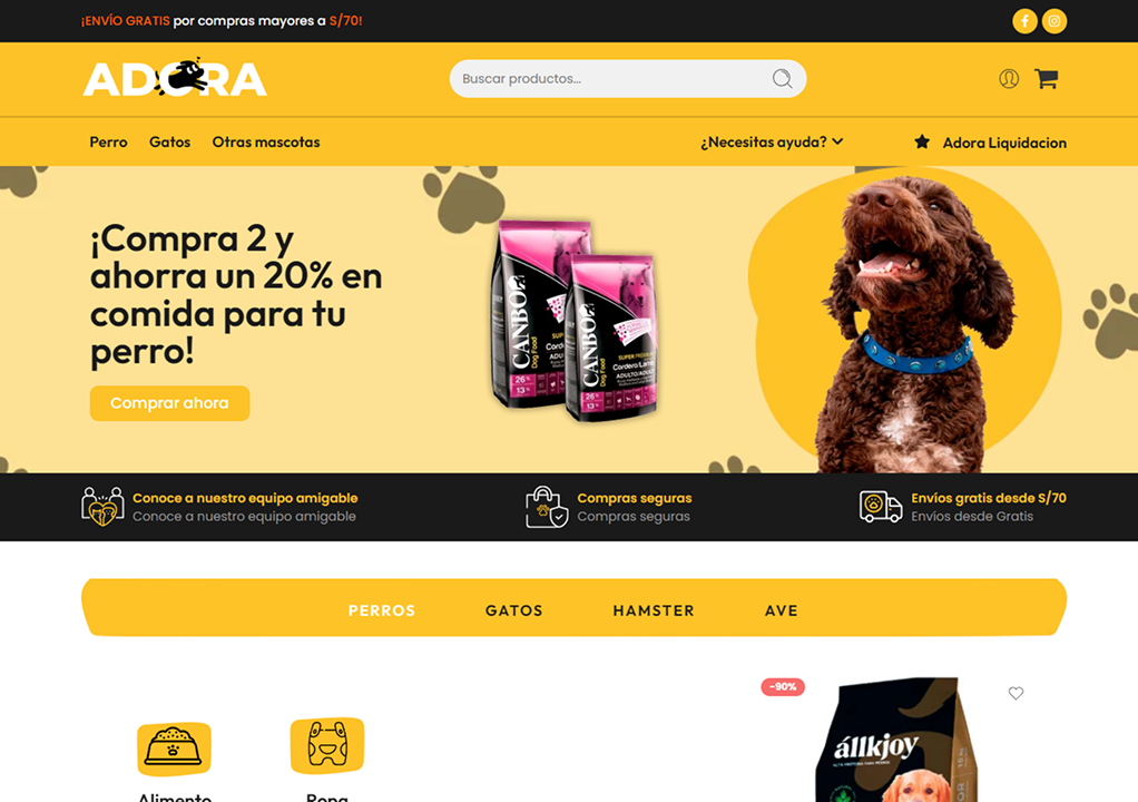 Cliente ADORA PETS Cliente ADORA PETS